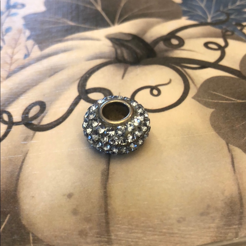White crystal bead